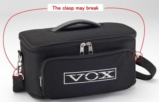 Recalled Amplifier Carrying Case
