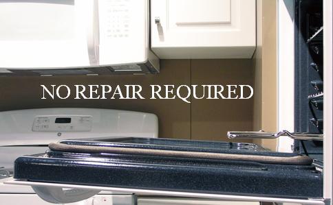 Picture of oven with no repair required