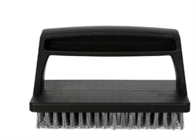 Expert Grill Handheld Steel Fiber Scrub Brush with Ergonomic Handle for Grill Cleaning 