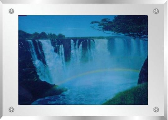 Recalled Kinetic Lighting Picture (Moveable Waterfall Picture)