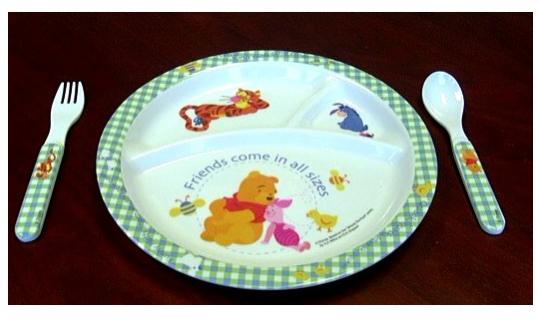 Image of Winnie the Pooh Plate Set