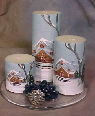 Recalled Snow House Candle gift set