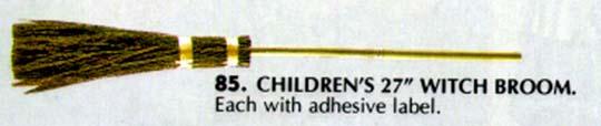 Recalled children's witch broom