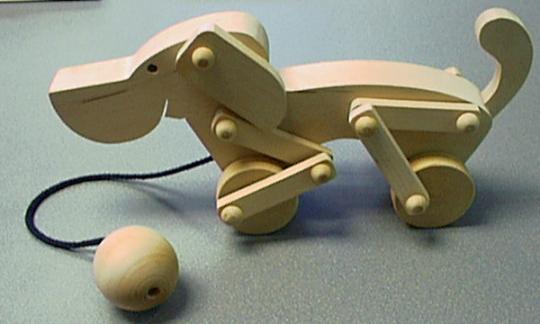 Recalled Wooden Dog Pull Toy