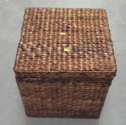 Recalled woven storage trunk