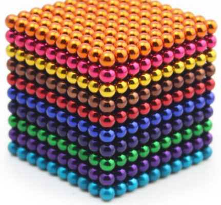 Colorful Metal Neodymium Magic Magnetic Balls - 8 color, 5mm