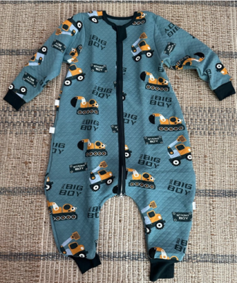 Recalled Zigjoy Toddler Sleep Sack with Feet – Excavator print