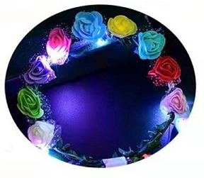 Recalled Light Up Halo Flower Headband (Item# G06-2L) 