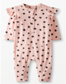 Recalled Hanna Andersson Baby Ruffle Romper in Petal Pink