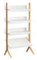 Recalled Danish White and Natural Tall Bookcase (SKU 325982) 