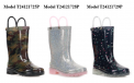 Recalled Western Chief “Abstract Camo”, “Alia Silver”, and “Sweetheart Navy” Light-Up Rain Boots