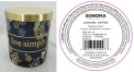 Recalled Kohl’s Live Simply Candle