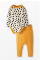 Recalled Hanna Andersson Baby Long Sleeve Wiggle Set in Golden Hour 