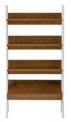 Recalled Danish Walnut and White Tall Bookcase (SKU 325943)