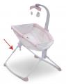 Delta Incline Sleeper with Adjustable Feeding Position for Newborns (This photo is a representative image. Your Incline Sleeper may look different.)