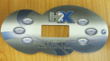 A Master Spas control panel cover showing the brand name “H2X”
