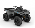 Recalled MY21 Can-Am Outlander DPS 450 Granite Gray-Octane Blue, also sold  in Camo and Tundra Green