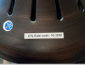 The manufacture date in MM-YYYY format can be found on a label on top of the motor housing.