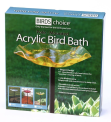 Recalled Birds Choice Pole-Mounted Acrylic Bird Bath Packaging