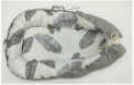 Recalled BBWOO Baby Lounger in Gray Feather