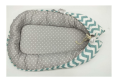 Recalled BBWOO Baby Lounger in Green Line
