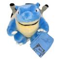 Recalled Blastoise Medium Plush, #2953 - measures about 8 inches tall and is 6-1/2 inches wide; it is light blue with a cream stomach and a brown shell