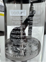 Identifying text on Bodum French Press Carafe 