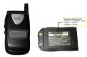 Recalled Counterfeit LG-branded TM-510 Cell Phone Battery, showing manufacturer/date code