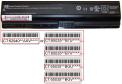 Recalled lithium-ion battery with bar codes indicated