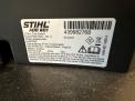 Label of Recalled STIHL iMOW Docking Station showing serial number