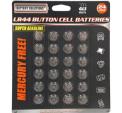 Recalled LR44 Button Cell Batteries, Item 00276