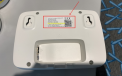 Location of Model number on recalled Anticimex SMART Connect Mini Device