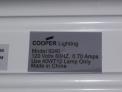 Label on Recalled Metalux Fluorescent Shop Light