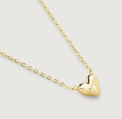 Recalled 14k Yellow Gold Mini Heart Necklace (SKU YG-NK-HART-NON)