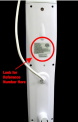 Picture of Recalled Steam Cleaner showing location of reference number