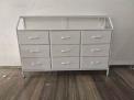 Recalled KKL Fabric 9-Drawer Dressers in white (front)