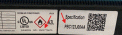 Model PBC123J00AA label example
