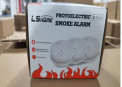 Recalled LSHOME 3-Pack Smoke Detector Fire Alarm packaging