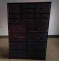 Recalled 17 Stories Furniture Dresser in black (front)  