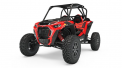 Recalled 2018 Polaris RZR Turbo S in Indy Red