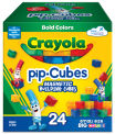 Recalled CreateOn Crayola-branded pip-Cubes, Bold Colors 24-Piece, Model 1000199