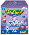 Recalled CreateOn Crayola-branded Glitter pip-Cubes, 24-Piece, Model 1000243