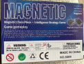 Magnetic Chess Game (back of box)