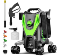 SEN-QII pressure washer with attachments.