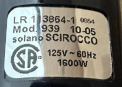 “solano SCIROCCO” and “Mod. 939” are printed on a label on the handle