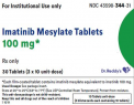 Recalled Dr. Reddy’s Imatinib Mesylate Tablets 100 mg