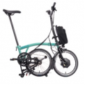 Recalled Brompton Electric Folding Bicycle (partially folded)