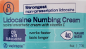 Recalled Welmate Lidocaine Numbing Cream - label