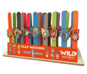 Close up of the recalled Wild Republic Slap Watches 