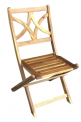 Jimco Outdoor Folding Bistro Chairs in teak finish